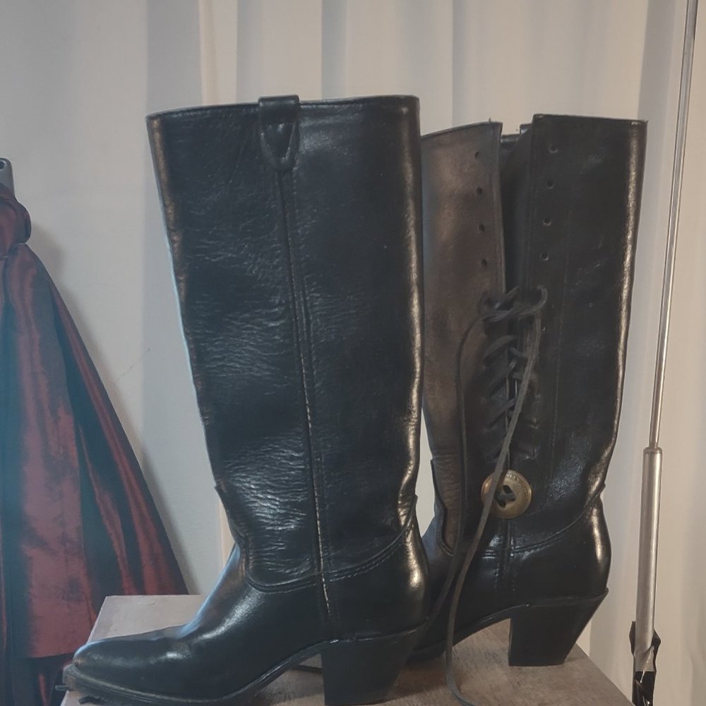 AUTHENTIC HARLEY BOOTS, FEMALE ALL LEATHER